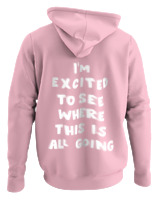 Φούτερ με κουκούλα - Where This Is All Going - Color Thumbnail Pink