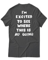 T-Shirt Unisex - Where This Is All Going - Color Thumbnail Ανθρακί