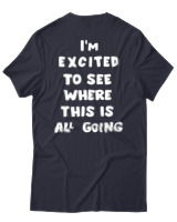 T-Shirt Unisex - Where This Is All Going - Color Thumbnail Σκούρο Μπλε
