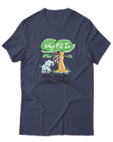 T-Shirt Αντρικό - Why Fit In - Color Thumbnail Μπλε Γκρι
