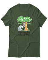 T-Shirt Αντρικό - Why Fit In - Color Thumbnail Κυπαρισσί