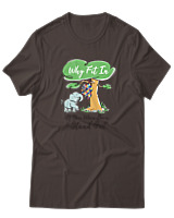 T-Shirt Αντρικό - Why Fit In - Color Thumbnail Καφέ