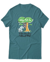 T-Shirt Αντρικό - Why Fit In - Color Thumbnail Μπλε Πράσινο