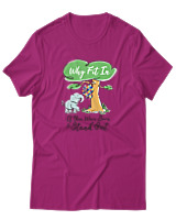 T-Shirt Αντρικό - Why Fit In - Color Thumbnail Φουξια