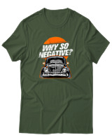 T-Shirt Αντρικό - Why So Negative - Color Thumbnail Κυπαρισσί