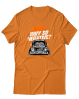 T-Shirt Αντρικό - Why So Negative - Color Thumbnail Πορτοκαλί