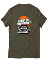 T-Shirt Αντρικό - Why So Negative - Color Thumbnail Χακί