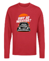 Μακρυμάνικο Μακό Αντρικό - Why So Negative - Color Thumbnail Κόκκινο