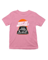 T-Shirt  Παιδικό - Why So Negative - Color Thumbnail Ροζ