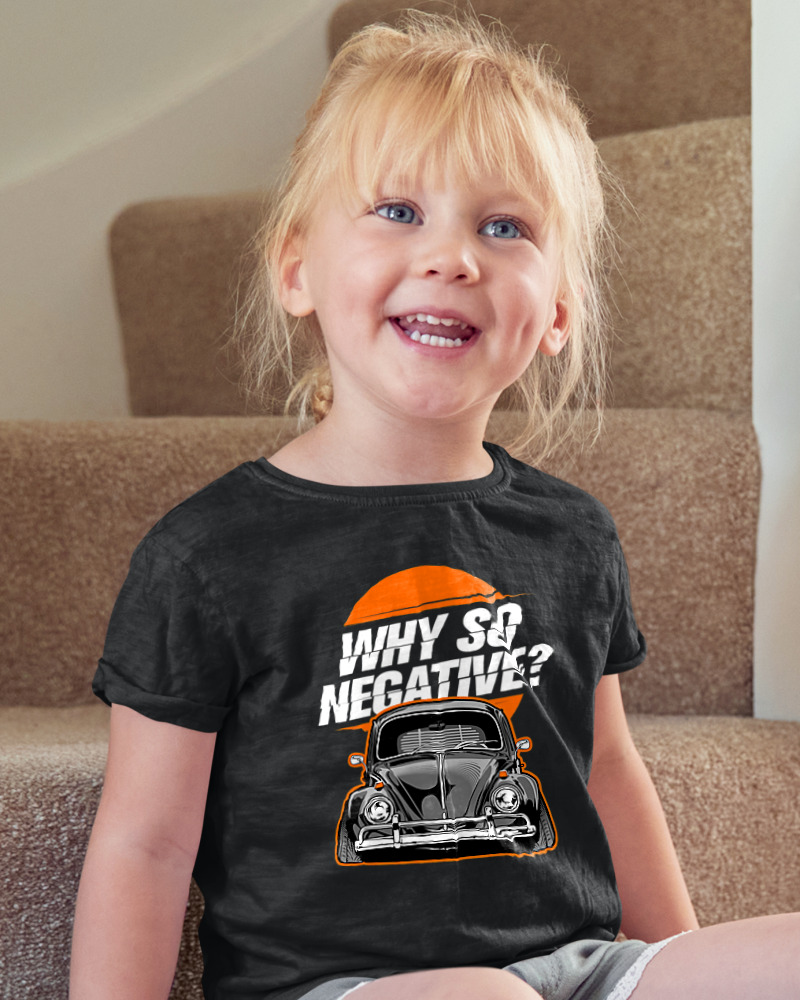 Κοριτσίστικο Κοντομανικο Παιδικό - Why So Negative - Image 2