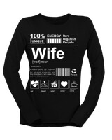 Μακρυμάνικο Μακό - Wife - Color Thumbnail Μαύρο