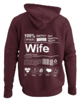Φούτερ με κουκούλα - Wife - Color Thumbnail Marron