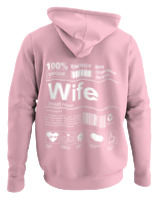 Φούτερ με κουκούλα - Wife - Color Thumbnail Pink