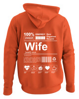 Φούτερ με κουκούλα - Wife - Color Thumbnail Orange