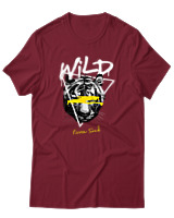 T-Shirt Αντρικό - Wild Fierce Soul - Color Thumbnail Σκούρο Κόκκινο