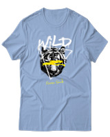 T-Shirt Αντρικό - Wild Fierce Soul - Color Thumbnail Γαλάζιο