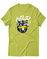 T-Shirt Αντρικό - Wild Fierce Soul - Color Thumbnail Λαχανί