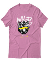 T-Shirt Αντρικό - Wild Fierce Soul - Color Thumbnail Ροζ