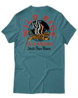 T-Shirt Αντρικό - Wild Ride - Color Thumbnail Μπλε Πράσινο