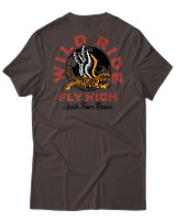 T-Shirt  Γυναικείο - Wild Ride - Color Thumbnail Καφέ