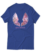 T-Shirt Αντρικό - Wings Unfolded - Color Thumbnail Μπλε Ρουά