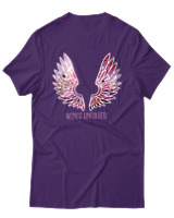 T-Shirt Αντρικό - Wings Unfolded - Color Thumbnail Σκούρο Μωβ