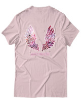 T-Shirt Αντρικό - Wings Unfolded - Color Thumbnail Απαλό Ροζ