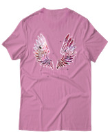 T-Shirt Αντρικό - Wings Unfolded - Color Thumbnail Ροζ