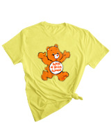 T-Shirt Woman Fashion Γυναικείο - Wish Bear - Color Thumbnail LIGHT YELLOW