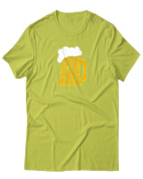 T-Shirt Αντρικό - Wish You Were Beer - Color Thumbnail Λαχανί