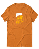 T-Shirt Αντρικό - Wish You Were Beer - Color Thumbnail Πορτοκαλί
