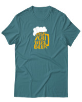 T-Shirt Αντρικό - Wish You Were Beer - Color Thumbnail Μπλε Πράσινο