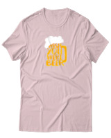 T-Shirt Αντρικό - Wish You Were Beer - Color Thumbnail Απαλό Ροζ