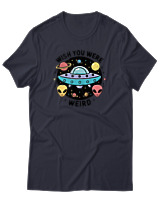 T-Shirt Αντρικό - Wish You Were Weird - Color Thumbnail Σκούρο Μπλε