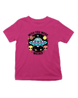 T-Shirt  Παιδικό - Wish You Were Weird - Color Thumbnail Φουξια