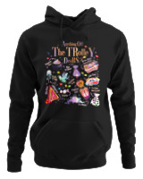 Φούτερ με κουκούλα - Witches Stuff - Color Thumbnail Μαύρο