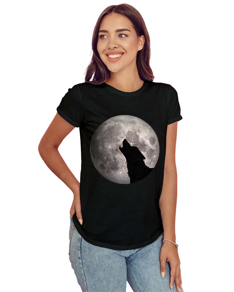 T-Shirt Στενή Γραμμή - Wolf Moon - Image 1