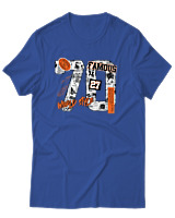 T-Shirt Αντρικό - Work Style - Color Thumbnail Μπλε Ρουά