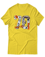 T-Shirt Αντρικό - Work Style - Color Thumbnail Χρυσό Κίτρινο