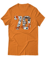 T-Shirt Αντρικό - Work Style - Color Thumbnail Πορτοκαλί