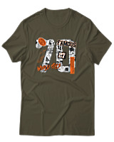 T-Shirt Αντρικό - Work Style - Color Thumbnail Χακί