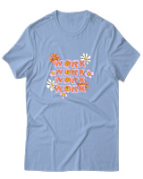 T-Shirt Αντρικό - Work Work - Color Thumbnail Γαλάζιο