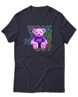 T-Shirt Αντρικό - Work Your Heart Out - Color Thumbnail Σκούρο Μπλε