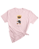 T-Shirt Woman Fashion Γυναικείο - Working Girl - Color Thumbnail PALE PINK