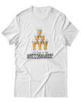 T-Shirt Αντρικό - Working On My Sixpack - Color Thumbnail Άσπρο