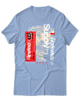 T-Shirt Αντρικό - Workwear - Color Thumbnail Γαλάζιο
