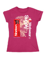 Κοριτσίστικο Κοντομανικο Παιδικό - Workwear - Color Thumbnail Φουξια
