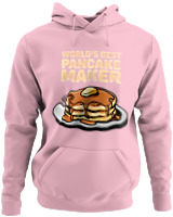 Φούτερ με κουκούλα - Worlds Best Pancake Maker - Color Thumbnail Pink