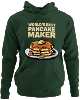 Φούτερ με κουκούλα - Worlds Best Pancake Maker - Color Thumbnail Κυπαρισσί