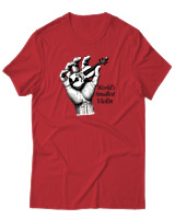 T-Shirt Αντρικό - Worlds Smallest Violin - Color Thumbnail Κόκκινο
